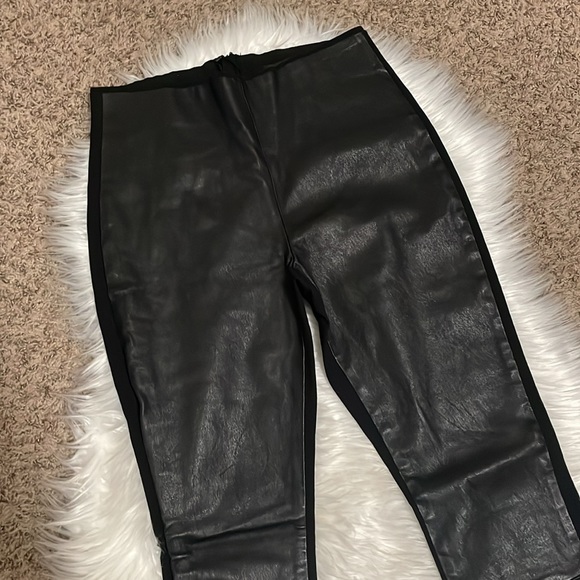 Rag and Bone Front Lamb Leather Pull On Pants - Picture 2 of 7
